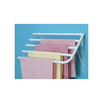 Sušák čtyřramenný na stěnu , délka 60 cm, barva na objednávku