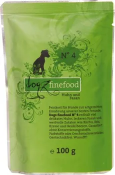 Krmivo pro psa PetsNature Dogz Finefood No.4 kuřecí/bažantní maso 100 g