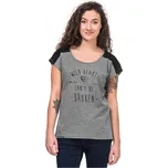 horsefeathers Dámské triko misty top (heather gray)