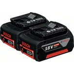 Bosch 2 x GBA 18 V 4,0 Ah M-C…