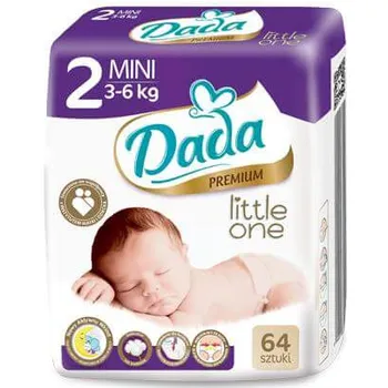 Dada Premium Comfort Fit 2 Mini 64 ks jednorázová plena Dada Premium Comfort Fit 2 Mini 64 ks