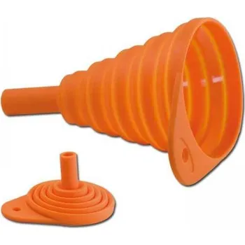 Nářadí na motocykly Univerzální trychtýř, skládací, oranžový