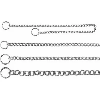 Obojek pro psa Řetízkový obojek chrom - doprodej 50 cm