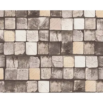 Tapeta Vliesová tapeta 34452-3 barevné dřevo / Tapety na zeď 344523 Free Nature (0,53 x 10,05 m) A.S.Création