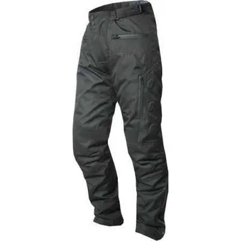 Moto kalhoty NERVE Highway textilní motocyklové kalhoty černé nepromokavé na motorku M