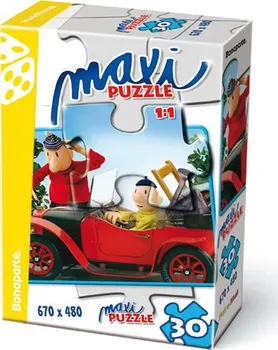 Puzzle Bonaparte Puzzle MAXI PAT a MAT Auto 30 dílků