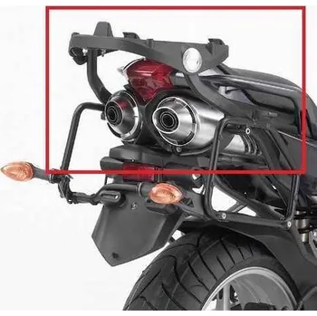 Nosič na motocykl a skútr Kappa KZ351 Nosič zadního kufru pro kufry MONOKEY nebo MONOLOCK YAMAHA FZ6 S2 / FZ6 600 Fazer S2 (07-11), YAMAHA FZ6/FZ6 600 Fazer (04-06) YAMAHA FZ6 600 NS rok 05-06