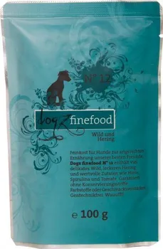 Krmivo pro psa PetsNature Dogz Finefood No.12 zvěřina/sledí maso 100 g