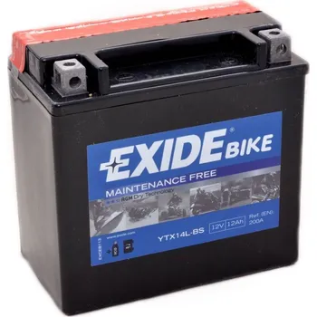 Motobaterie Exide Bike Maintenance Free YTX14-BS 12V 12Ah 200A