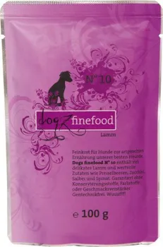 Krmivo pro psa PetsNature Dogz Finefood No.10 s jehněčím masem 100 g