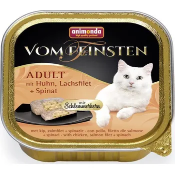 Krmivo pro kočku Animonda Von Feinsten Core kuřecí/losos filet/špenát 100 g