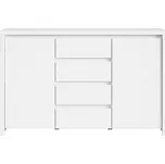 BRW Kaspian KOM2D4S bílá/bílá matná