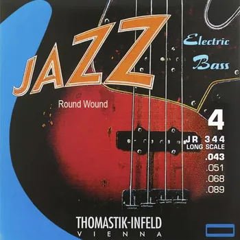 Struna pro kytaru a smyčcový nástroj Thomastik JAZZ ROUND WOUND JR344 - Struny na baskytaru - sada