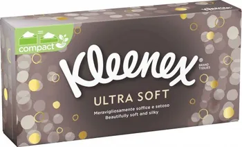 Kleenex Ultra Soft Papírové kapesníky 3 vrstvé 80 ks