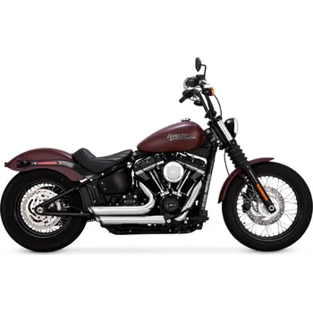 Výfuk pro motocykl Výfuk VANCE & HINES SHORTHOTS STAGGERED pro HARLEY DAVIDSON FXLR 2018 chrom