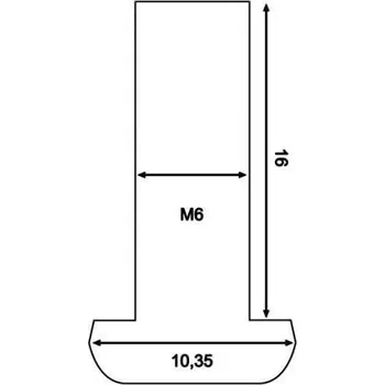 Spojovací materiál motoru Šrouby M6x16, torx