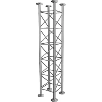 Anténní držák Příhradový stožár čtyřhran, délka 2m, trubka 4 x 48mm
