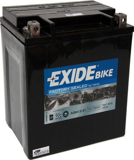 Exide ETX12-BS. Motorradbatterie Exide 10Ah 12V
