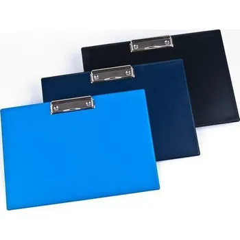 Psací podložka podložka A4 s klipem horizontální - černá