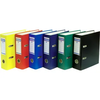 Pákový pořadač DONAU A5 na výšku zelený A5 75mm