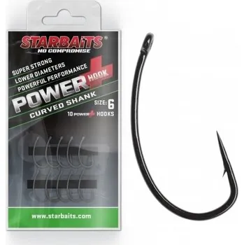 Rybářský háček STARBAITS Háčky Power Curved Shank 4