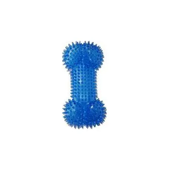 Hračka pro psa Tatrapet hračka pro psa kost s ostny 12 cm, guma, modrá