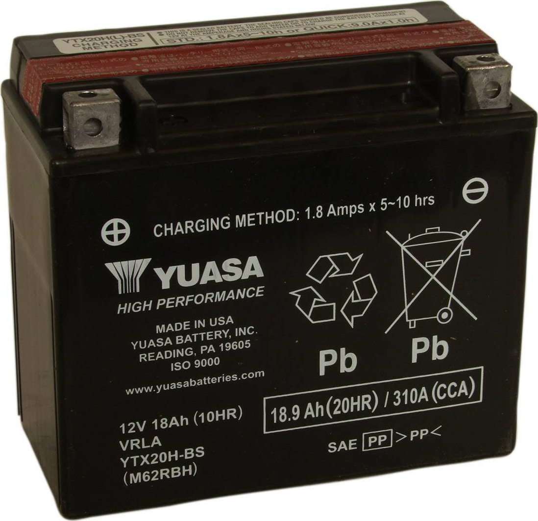 Yuasa 12V 18Ah YTX20L-BS Ab 106,90 € | Preisvergleich Bei