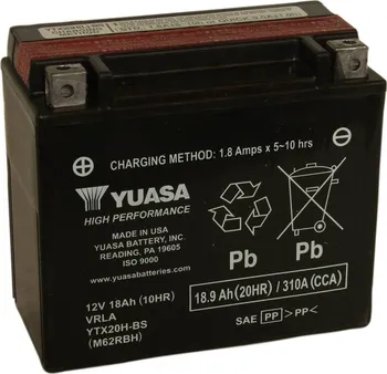 Motobaterie Yuasa YTX20-BS 12V 18Ah