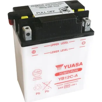 Motobaterie Yuasa YB12A-A 12V 12Ah