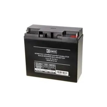 Trakční baterie Bezúdržbový olověný akumulátor EMOS 12V 18Ah