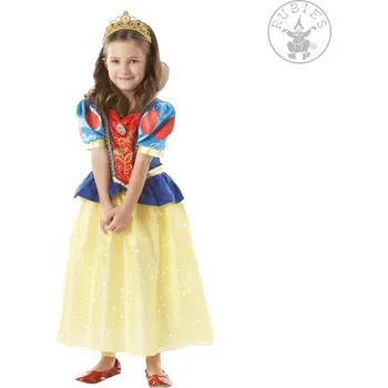 Karnevalový kostým Rubies USA Kostým Sparkle Snow White - licenční kostým D varianta: LD 7 - 8 roků