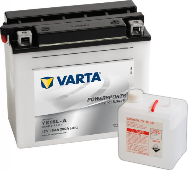 Batterie Moto YB18L-A 12V 18ah Sèche - Neuve Sous Emballage - Marque Générique
