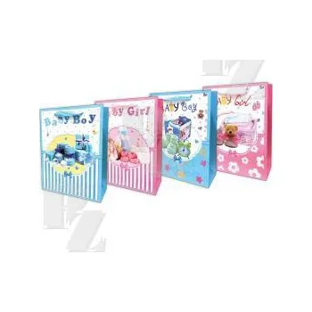 Dárková taška Dárková taška M Baby mix motivů, MFP Paper