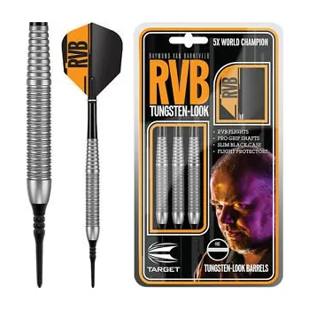 Volný čas Sada šipek RvB Soft Tip Silver / Target