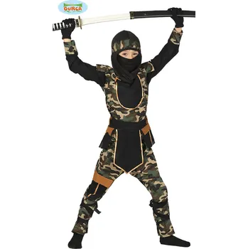 Guirca Fiestas Španělsko Ninja Commando - kostým varianta: 5 až 6 let