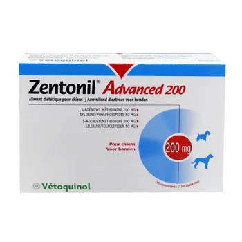 Lék pro psa a kočku Vétoquinol Zentonil Advanced 200 mg 30 tbl.