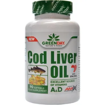 Přírodní produkt Amix GreenDay God Liver Oil 90 softgels