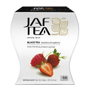 Čaj Jaftea Black Strawberry & Raspberry 100 g