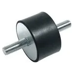 Silentblok 50/40 M10x20 TYP 1 (63.12) tvrdost 50ShA RUBENA Silentblok standardní, šířka=50mm, výška=40mm, závit=M10x20