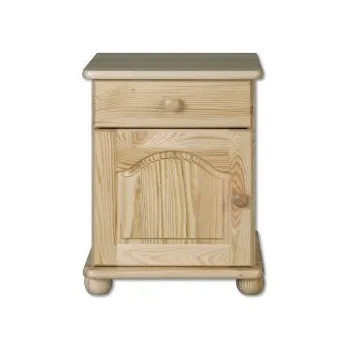 Noční stolek Nabytek-dreveny.cz Noční stolek masiv SN 104 z borovice Barevné provedení: Přírodní lakovaná
