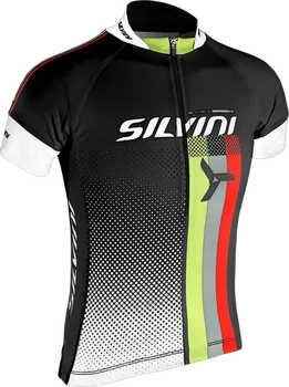 cyklistický dres Silvini Team Kids CD842K s krátkým rukávem černý