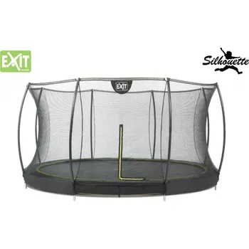 Trampolína Přízemní trampolína Exit Silhouette Ground 366 cm s ochrannou sítí