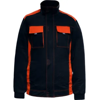 pracovní bunda Montérky Bartoš černá/oranžová bunda 7008-2