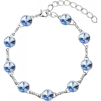Náramek Náramek Rivoli se Swarovski Elements Light Sapphire 8 mm
