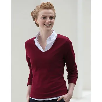 Dámská mikina Dámský svetr s výstřihem do V Henbury W721