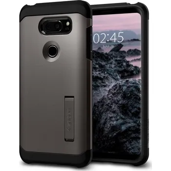 Pouzdro na mobilní telefon Spigen Tough Armor pro LG V30 Gunmetal