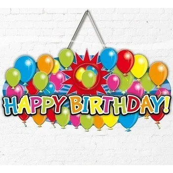 Party dekorace DEKORACE HAPPY BIRTHDAY 3D 04596