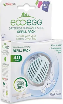 Prací prášek Ecoegg Náplň do vajíčka do sušičky s vůní svěží bavlny 4 ks
