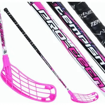 Florbalová hůl Tempish Pro-Tech 100 cm levá černá/růžová