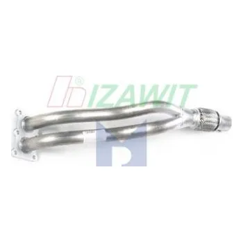 Přední díl výfuku Výfuk Audi A3 / Seat Leon / Škoda Octavia /VW Golf IV, 1,6i, 96-07, opravný díl-přední trubka ke katu IZAWIT 15024 GOLF IV HATCHBACK